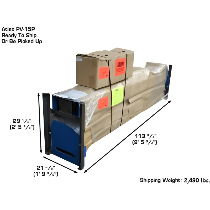 Atlas PV15PX 15,000 lb Heavy-Duty Overhead 2-Post Lift – Extra Tall & Wide Commercial Vehicle Lift