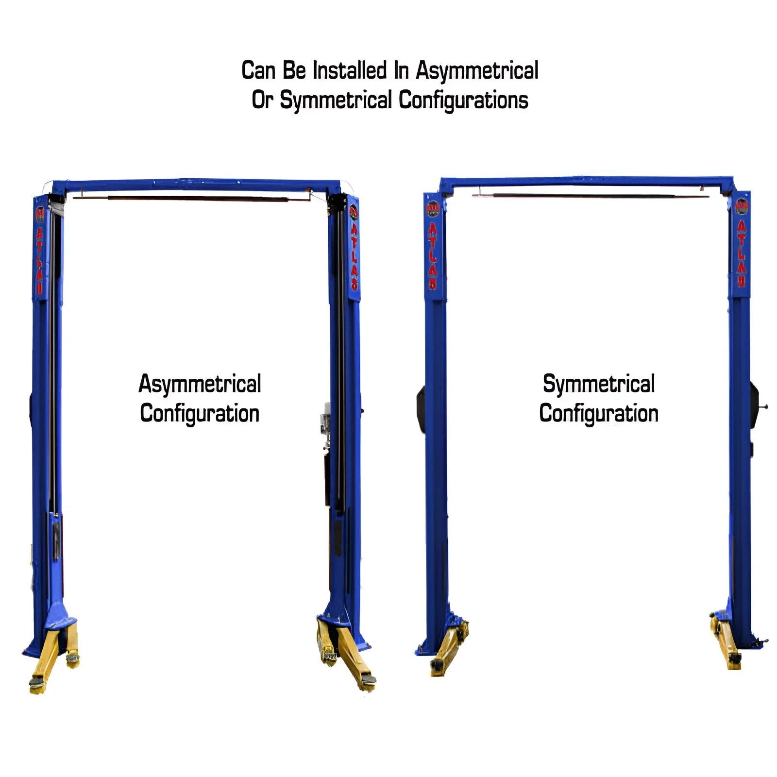 Atlas PVL10 ALI Certified 10,000 lb Overhead 2-Post Lift