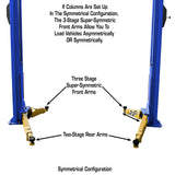 Atlas PVL10 ALI Certified 10,000 lb Overhead 2-Post Lift
