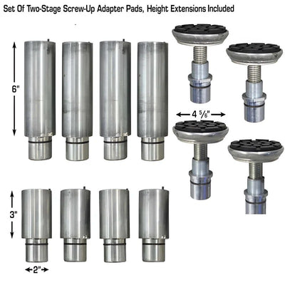 Atlas PVL9BP 9,000 lb ALI Certified Baseplate 2-Post Lift