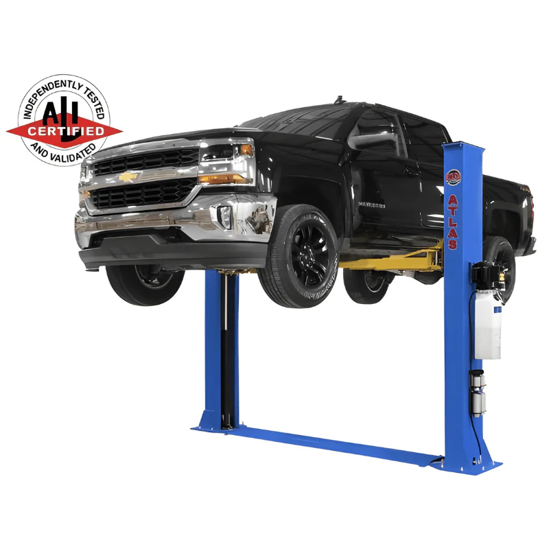 Atlas PVL9BP 9,000 lb ALI Certified Baseplate 2-Post Lift