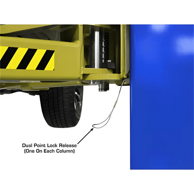 Atlas PVL9BP 9,000 lb ALI Certified Baseplate 2-Post Lift