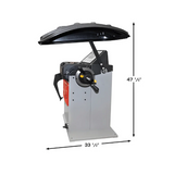 Atlas TC229 Rim Clamp Tire Changer and Platinum PWB50 Wheel Balancer Combo