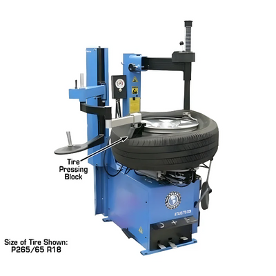 Atlas TC229LH Rim-Clamp Tire Changer with Left-Hand Assist Arm