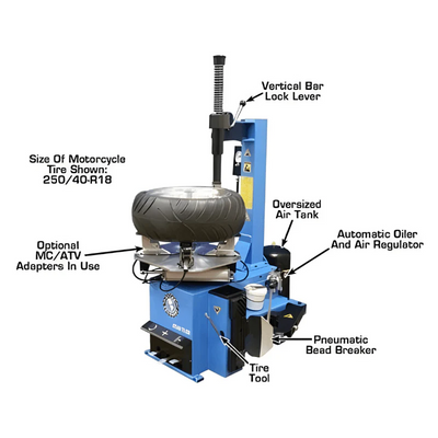 Atlas TC229 Tire Changer & WB41 Wheel Balancer Combo Package