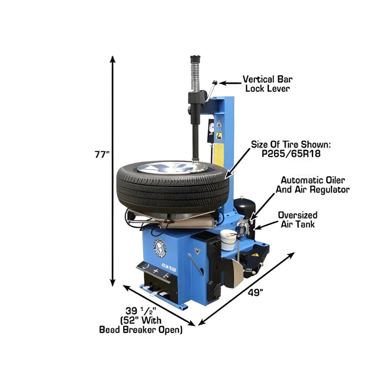 Atlas TC229 Tire Changer & WB41 Wheel Balancer Combo Package
