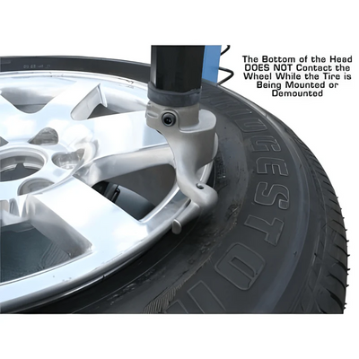 Atlas TC289LH Extra Large Rim Clamp Tire Changer with Left-Hand Assist Arm System for SUV and Truck Tires