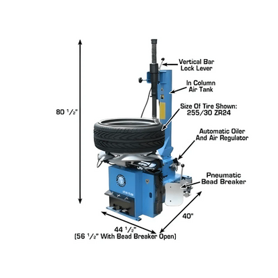 Atlas TC289 Tire Changer & WB11 Wheel Balancer Combo Package