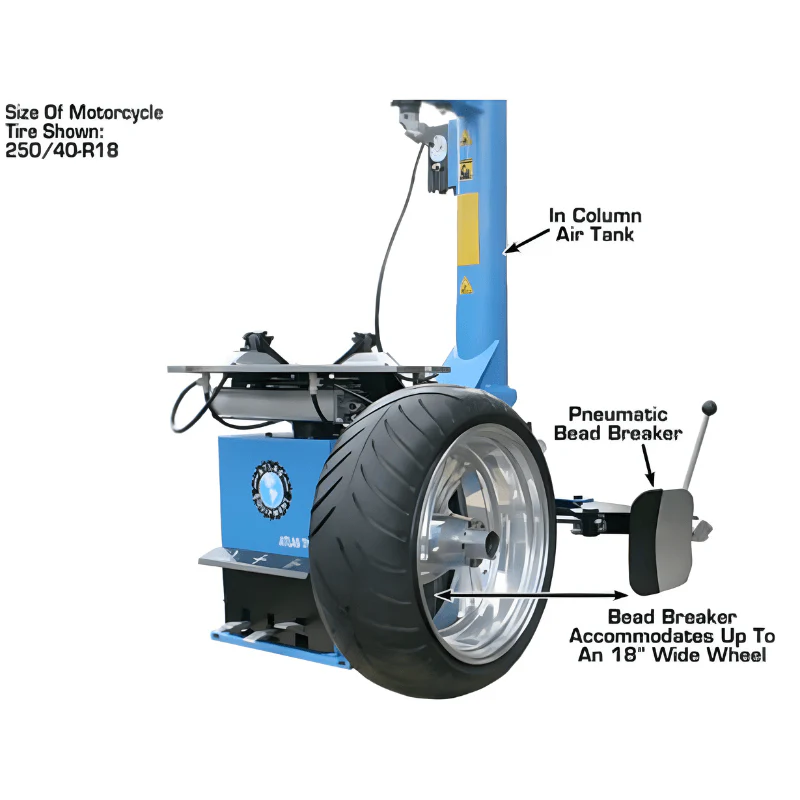 Atlas TC289 Tire Changer & WB11 Wheel Balancer Combo Package