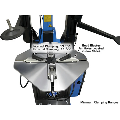 Atlas TC755DAA Wheel Clamp Tire Changer with Dual Assist Arms