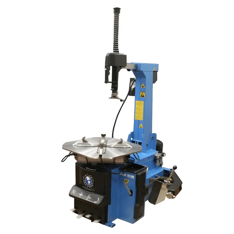 Atlas TC755 Tilt-Back Rim Clamp Tire Changer with Integrated Beadblaster