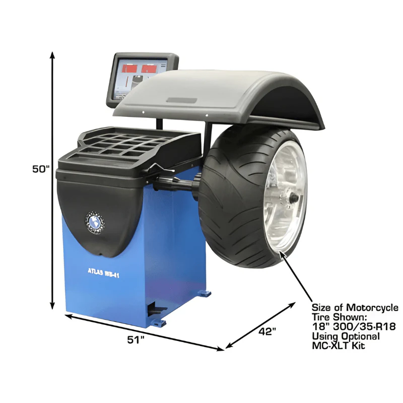 Atlas TC229 Tire Changer & WB41 Wheel Balancer Combo Package
