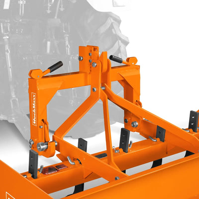 MechMaxx 60" Box Blade Scraper with 5 Shanks, 3-Point Hitch, Model BB60