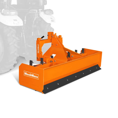 MechMaxx 84" Box Blade Scraper with 7 Shanks, 3-Point Hitch, Model BB84