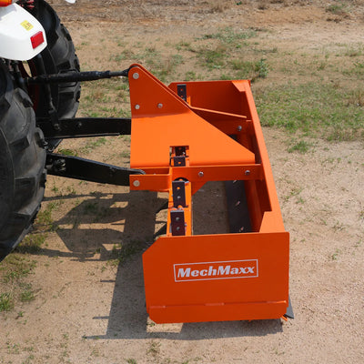 MechMaxx 84" Box Blade Scraper with 7 Shanks, 3-Point Hitch, Model BB84