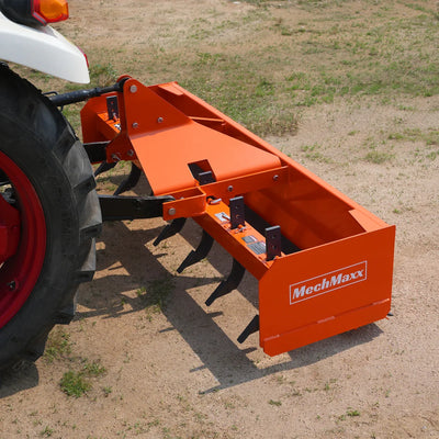 MechMaxx 84" Box Blade Scraper with 7 Shanks, 3-Point Hitch, Model BB84