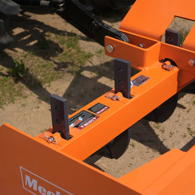 MechMaxx 84" Box Blade Scraper with 7 Shanks, 3-Point Hitch, Model BB84