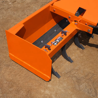 MechMaxx 84" Box Blade Scraper with 7 Shanks, 3-Point Hitch, Model BB84