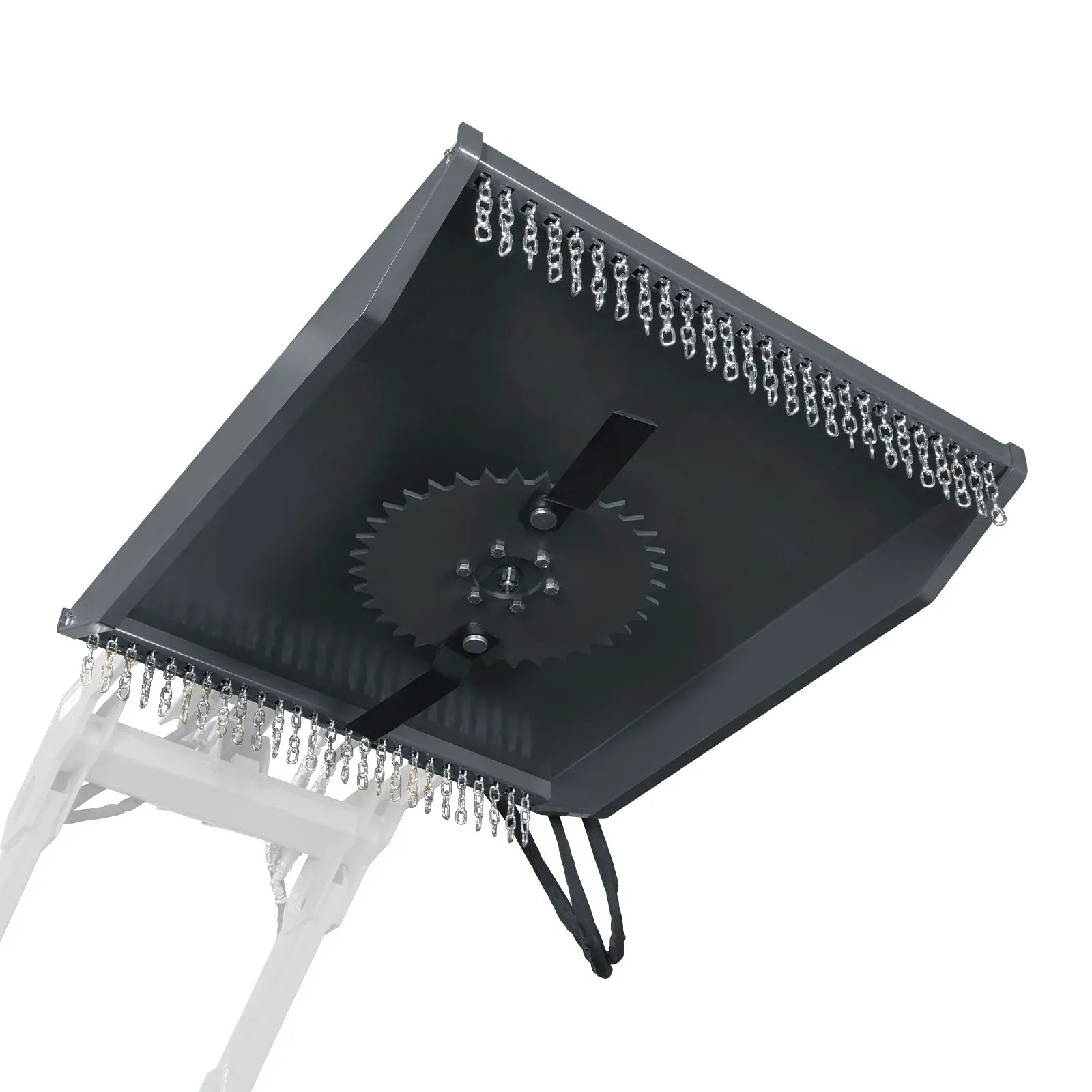 MechMaxx 42" Hydraulic Brush Cutter Attachment for Mini Skid Steer with Motor