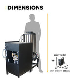 BE Power Equipment Hot Water Electric Pressure Washer 3000 PSI 5.0 GPM 10 HP Baldor Motor General Triplex Pump - 67HD-3