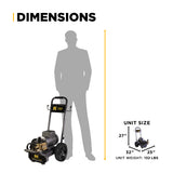 BE Power Equipment Electric Pressure Washer 2,000 PSI 3.5 GPM Cold Water 240V Single Phase with Baldor Motor and Centurion Triplex Pump - B205EA - view 12