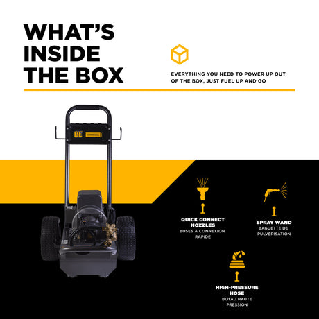 BE Power Equipment Electric Pressure Washer 2,000 PSI 3.5 GPM Cold Water 240V Single Phase with Baldor Motor and Centurion Triplex Pump - B205EA - view 5