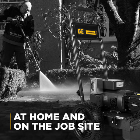 BE Power Equipment Electric Pressure Washer 2,000 PSI 3.5 GPM Cold Water 240V Single Phase with Baldor Motor and General Triplex Pump - B205EG - view 9
