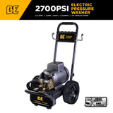 BE Power Equipment Electric Pressure Washer 2,700 PSI 3.5 GPM Cold Water 240V Single Phase with Baldor Motor and Centurion Triplex Pump - B2775EA - view 2
