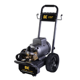 BE Power Equipment Electric Pressure Washer 2,700 PSI 3.5 GPM Cold Water 240V Single Phase with Baldor Motor and Centurion Triplex Pump - B2775EA