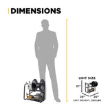 BE Power Equipment Electric Pressure Washer 1,500 PSI 2.0 GPM Wall Mount with Baldor Motor and Centurion Triplex Pump - X-1520FW1ARH - view 12