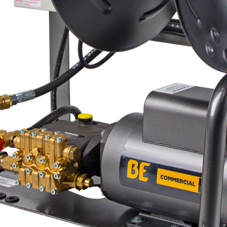 BE Power Equipment Electric Pressure Washer 1,500 PSI 2.0 GPM Wall Mount Hot Water Capable 120V with Baldor Motor and General Triplex Pump - X-1520FW1GENH - view 6