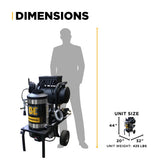 BE Power Equipment Hot Water Electric Pressure Washer 1000 PSI 2.0 GPM General T9051EBF Triplex Pump - 1250