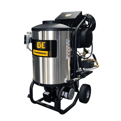 BE Power Equipment Hot Water Electric Pressure Washer 2300 PSI 4.0 GPM Comet Triplex Pump - 42-6