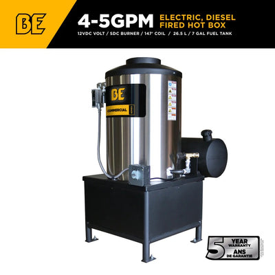 BE Power Equipment Diesel Fired Hot Box 12V 4–5 GPM - 96012V