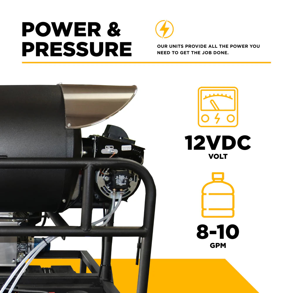 BE Power Equipment 12VDC, 8-10 GPM Diesel Fired Hot Box - 99012V