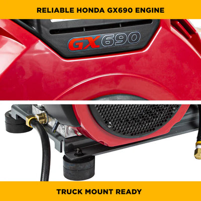 BE Power Equipment 4,000 PSI 8.2 GPM Cold Water Gas Pressure Washer - B4024HETBGS