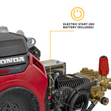 BE Power Equipment 4,000 PSI 8.2 GPM Cold Water Gas Pressure Washer - B4024HETBGS