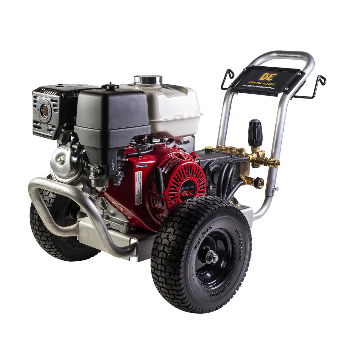 BE Power Equipment 4,200 PSI 4.2 GPM Cold Water Gas Pressure Washer - B4213HABGS