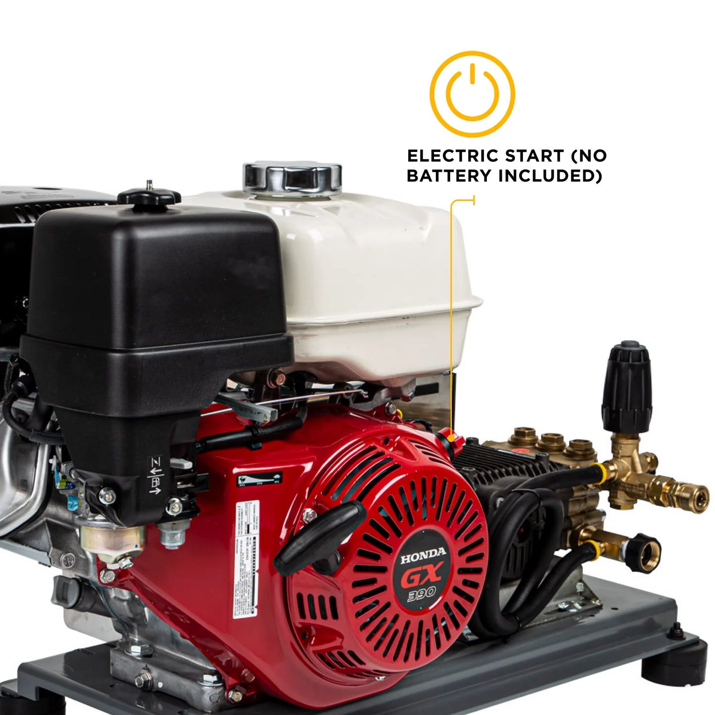 BE Power Equipment 4,200 PSI 4.2 GPM Cold Water Gas Pressure Washer - B4213HETBGS