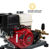 BE Power Equipment 4,200 PSI 4.2 GPM Cold Water Gas Pressure Washer - B4213HETBGS