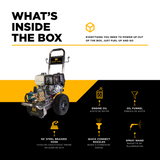 BE Power Equipment Gas Pressure Washer 4,200 PSI 4.2 GPM Cold Water with Honda GX390 Engine and CAT Triplex Pump - B4213HSJS - view 5