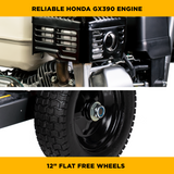 BE Power Equipment Gas Pressure Washer 4,200 PSI 4.2 GPM Cold Water with Honda GX390 Engine and CAT Triplex Pump - B4213HSJS - view 7