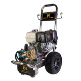 BE Power Equipment Gas Pressure Washer 4,200 PSI 4.2 GPM Cold Water with Honda GX390 Engine and CAT Triplex Pump - B4213HSJS