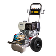 BE Power Equipment Gas Pressure Washer 4,200 PSI 4.2 GPM Cold Water with Honda GX390 Engine and CAT Triplex Pump on Stainless Steel Frame - B4213HSJ