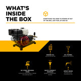 BE Power Equipment 4,200 PSI 4.2 GPM Truck Mount Cold Water Gas Pressure Washer - B4213HTBGS