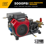 BE Power Equipment 5,000 PSI 5.0 GPM Cold Water Gas Pressure Washer - B5024HTBC