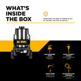 BE Power Equipment Hot Water Pressure Washer 1,500 PSI 2.0 GPM 120V with TechTop Motor and CP Triplex Pump - HW152EA - view 5