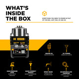 BE Power Equipment 4000 PSI Hot Water Pressure Washer 4.0 GPM Honda GX390 Engine Belt Driven Triplex Pump - HW4013HBG