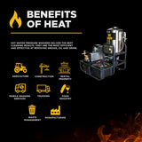 BE Power Equipment Hot Water Pressure Washer 3,500 PSI 5.2 GPM with Vanguard 18 Engine and General Triplex Pump - Z5535GPBDV - view 8