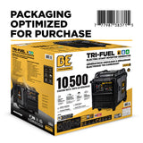BE Power Equipment Tri-Fuel Digital Inverter Generator 10500W - BE10500IT